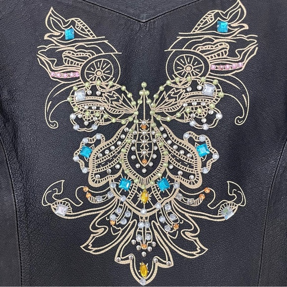 Wilson’s Leather Embellished Jacket - Picture 3 of 16